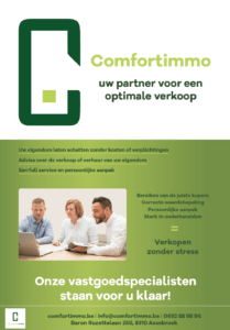 grafisch ontwerp voor comfortimmo uit brugge