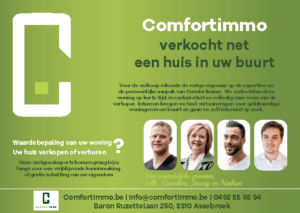 grafisch ontwerp voor comfortimmo uit brugge