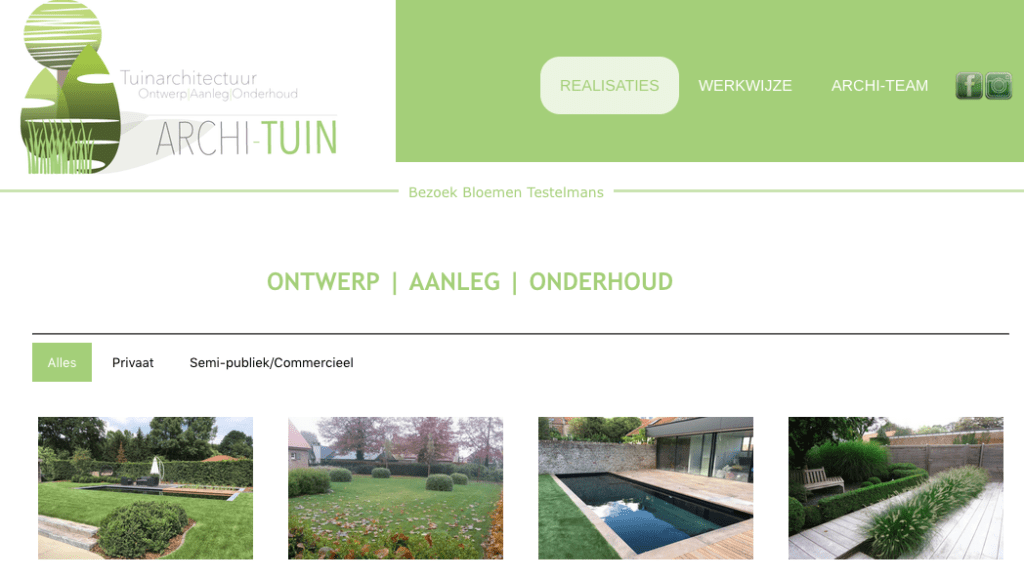 Website laten maken regio Brugge