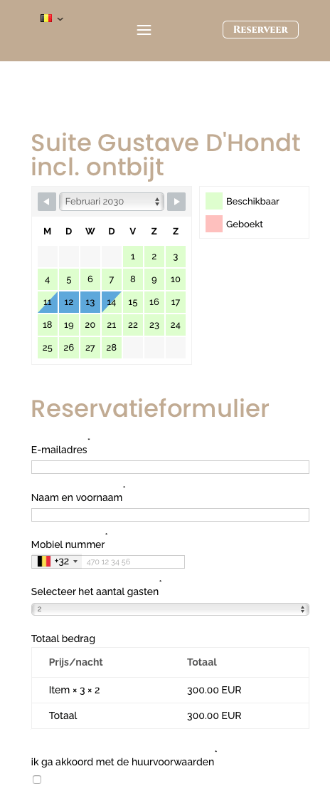 Meertalige website met boekingssysteem voor B&B Villa D'Hondt Blankenberge, brugge, sint-andries, sint-michiels, sint-kruis, assebroek, sint-jozef, oostkamp, loppem, zedelgem, zuienkerke, zeebrugge, blankenberge, damme, sijsele, Jabbeke, dehaan, wenduine, bredene, oostende