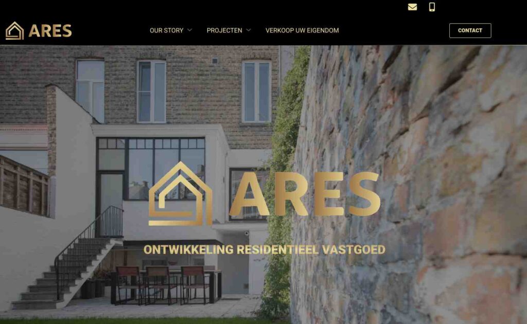 Webdesign Brugge Ares